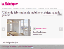 Tablet Screenshot of lafabrique.biz